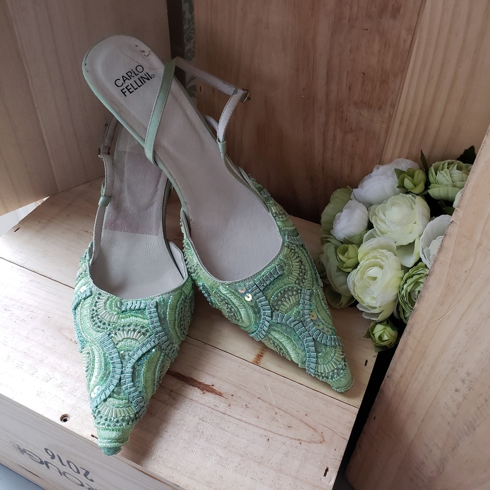 Carlo Fellini Slingback Heel Charlotte
